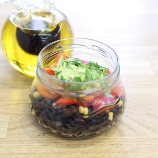 black turtle bean salad